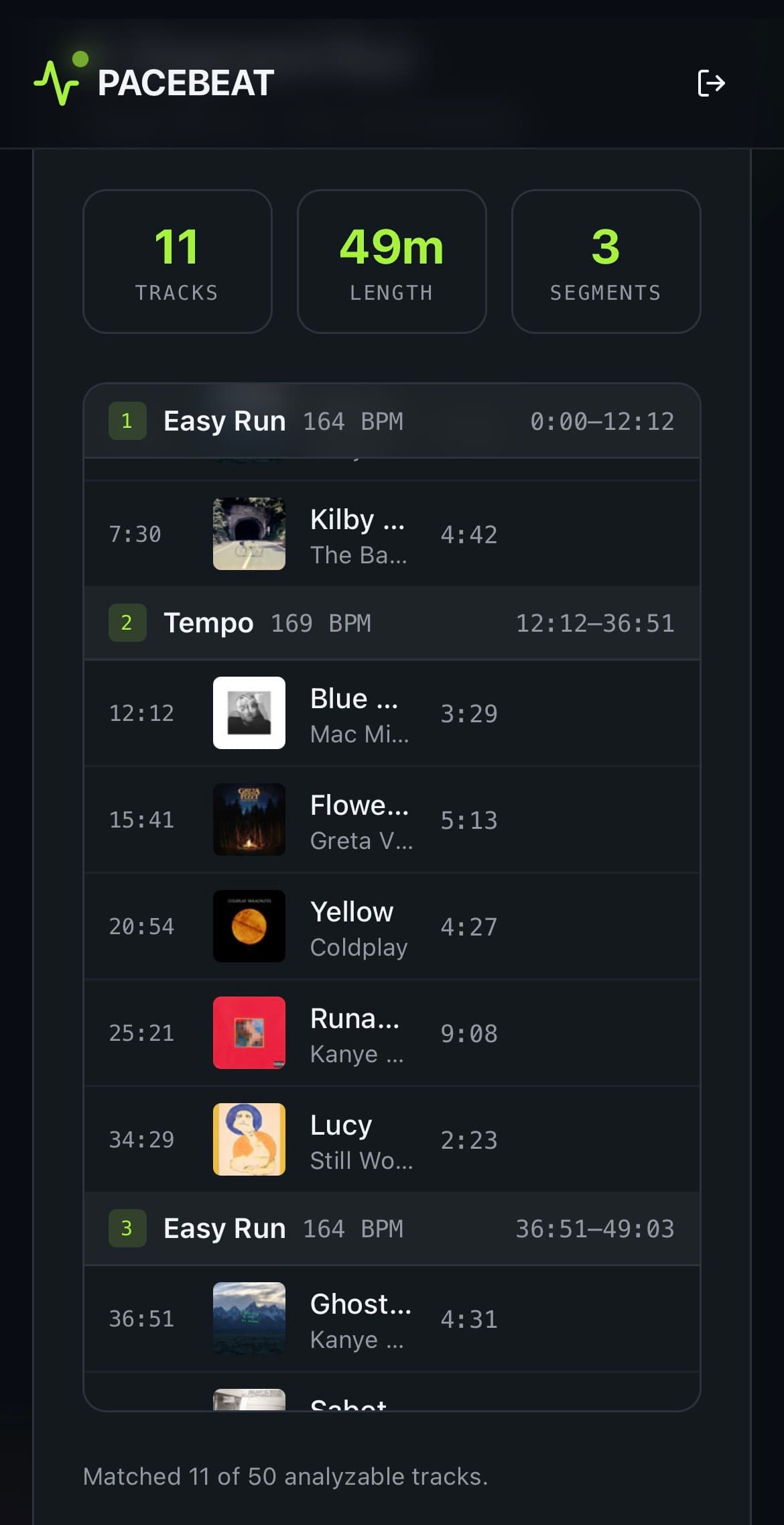 Pacebeat screenshot 4